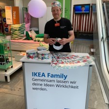 Fabian bei der Arbeit