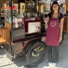 Emel-Lorén bei der Arbeit
