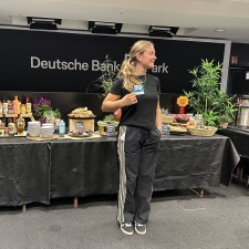 Viktoria bei der Arbeit