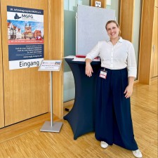 Anja bei der Arbeit