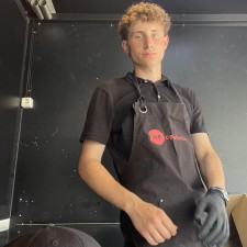 Constantin Eric bei der Arbeit