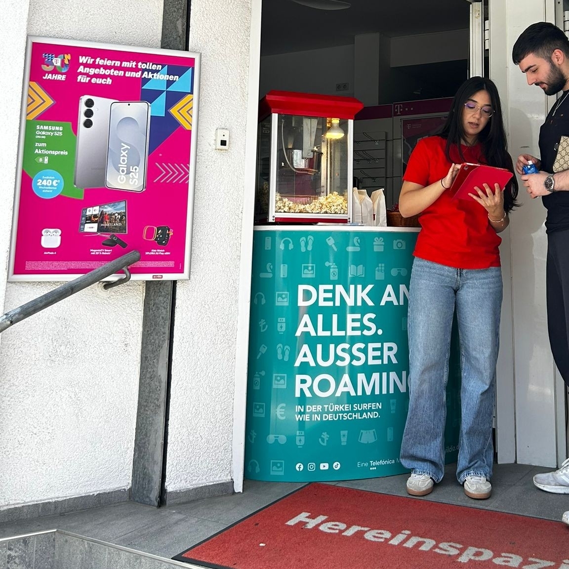 Mitarbeiter im Einsatz