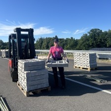 Daniela bei der Arbeit
