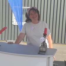 Martina bei der Arbeit