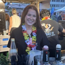 Janina Dorothea bei der Arbeit