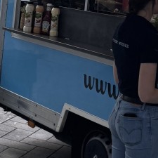 Fredrik bei der Arbeit
