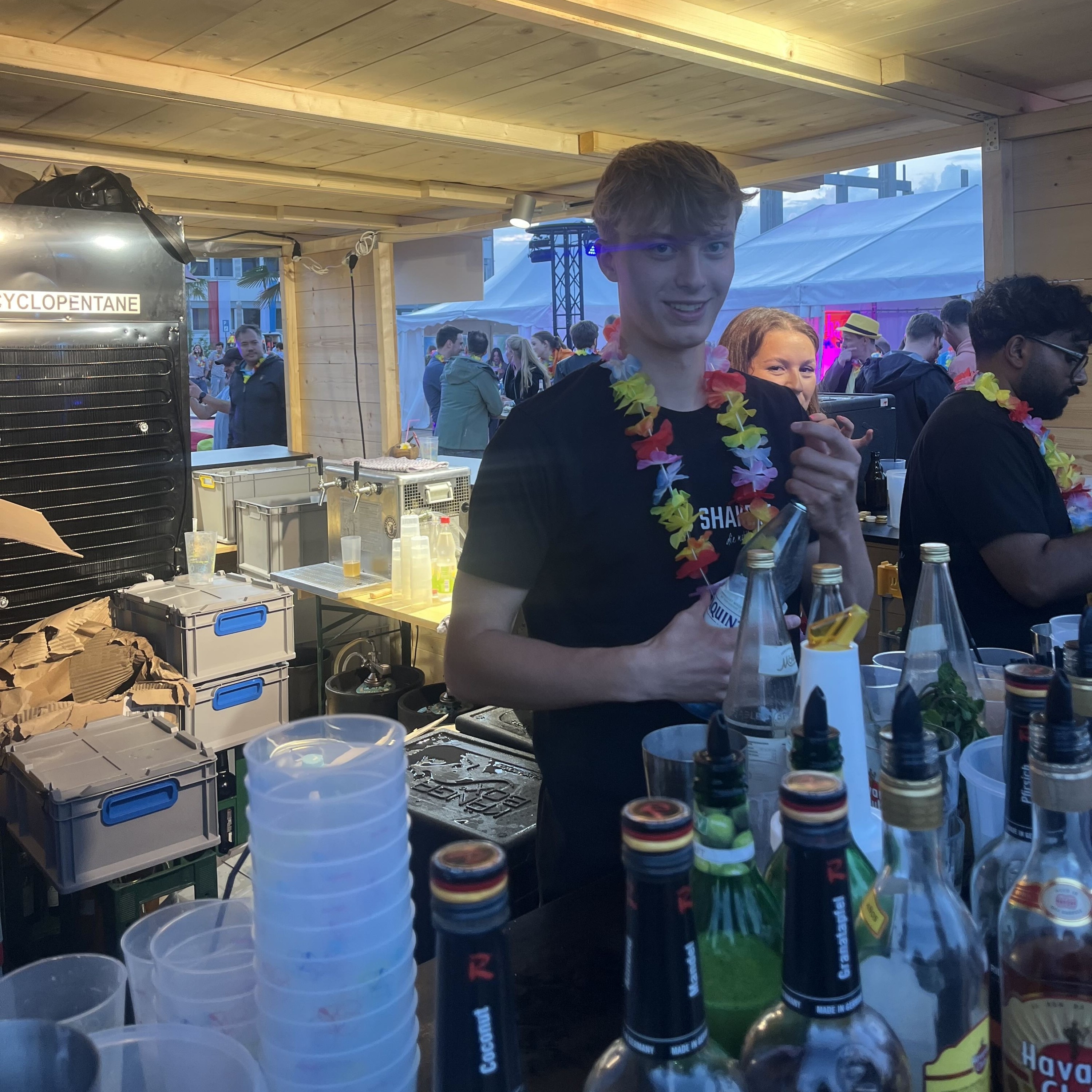 Mitarbeiter im Einsatz