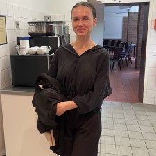 Julia bei der Arbeit