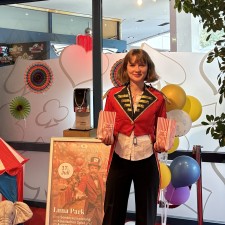 Lena bei der Arbeit