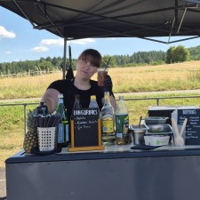 Annika bei der Arbeit