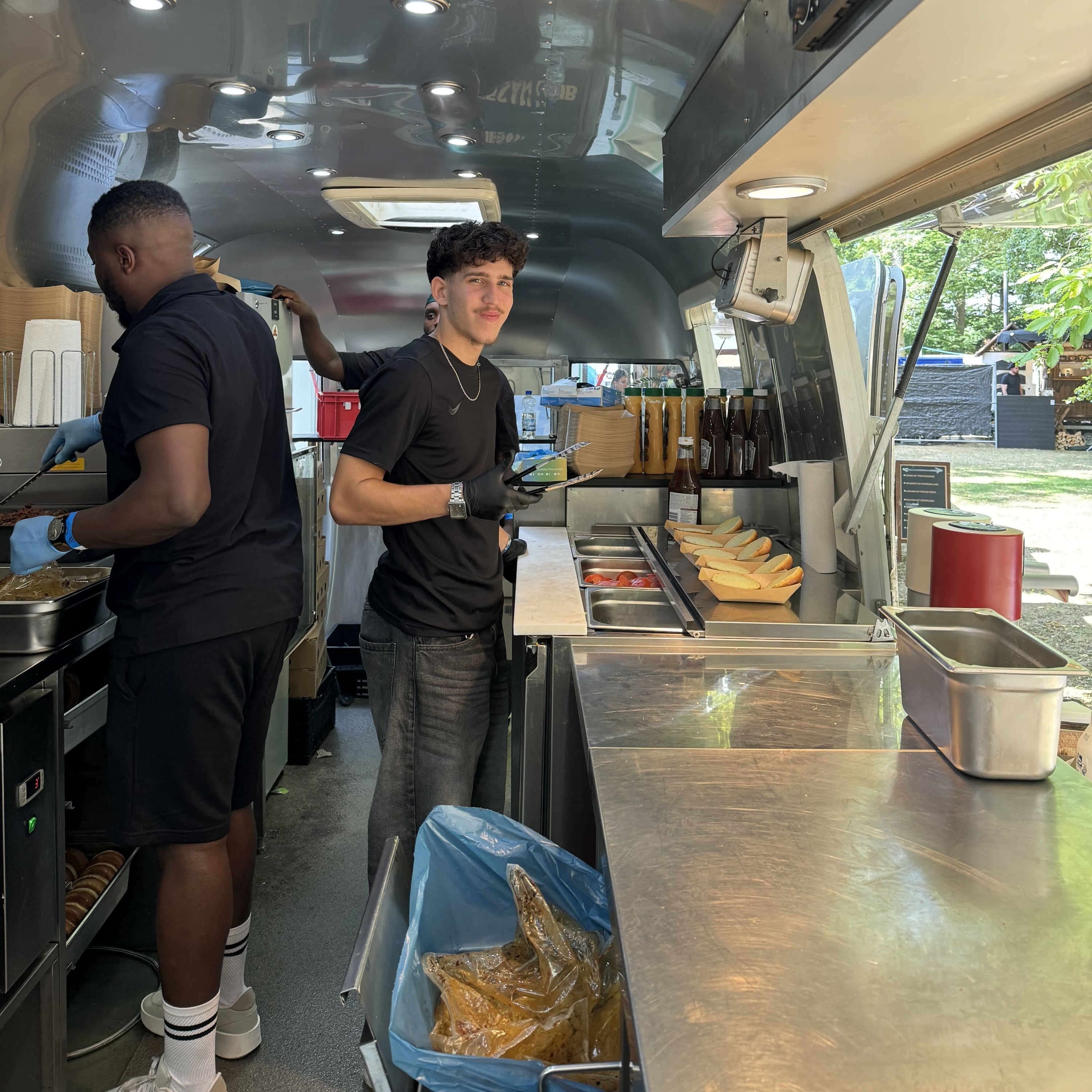 Mitarbeiter im Einsatz