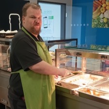 Stev bei der Arbeit