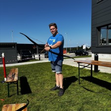 Artur bei der Arbeit