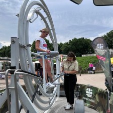 Anna-Maria bei der Arbeit