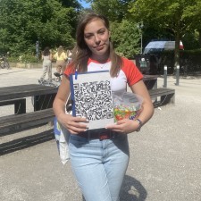 Helena bei der Arbeit