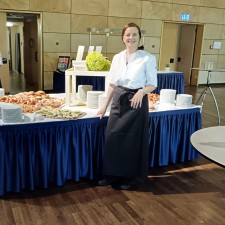 Federica bei der Arbeit