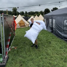 Maarten bei der Arbeit