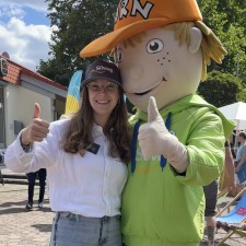 Maria bei der Arbeit