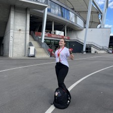 Lissa Eva Maria bei der Arbeit