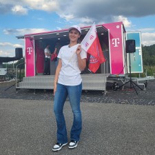Carmen bei der Arbeit