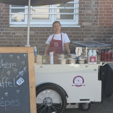 Julia bei der Arbeit