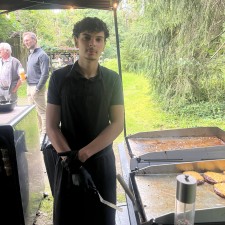 Jan bei der Arbeit