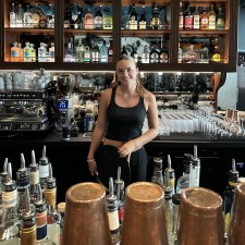Annika bei der Arbeit
