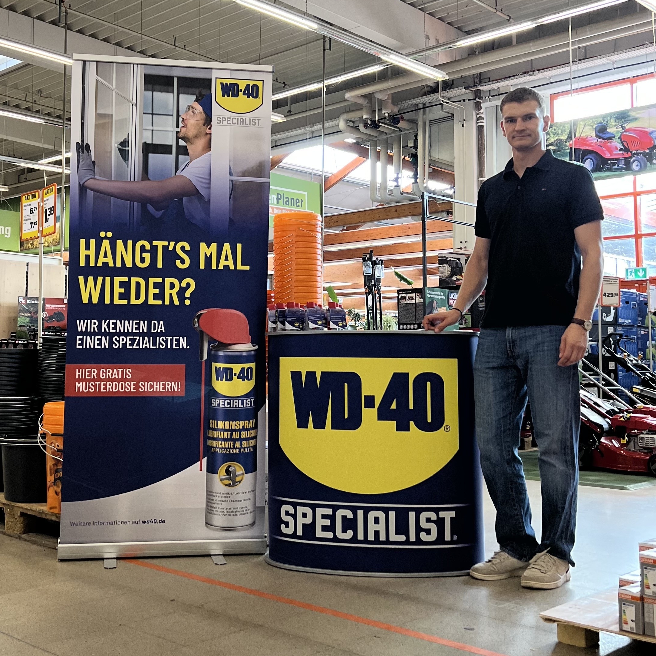 Mitarbeiter im Einsatz