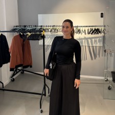 Sabrina bei der Arbeit