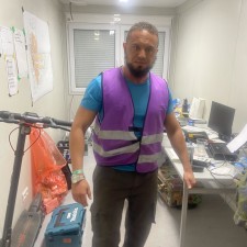 Seyf Eddine bei der Arbeit