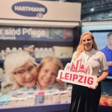 Anja arbeitet als Messe Hostess auf der APOTHEKENTOUR in Leipzig auf der Messe