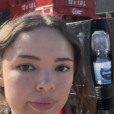 Michelle bei der Arbeit