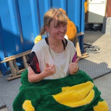 Anastasia bei der Arbeit