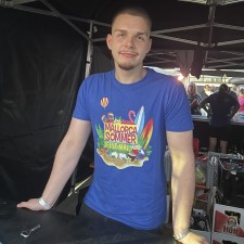 Patrick bei der Arbeit