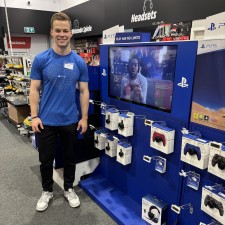 Stefan bei der Arbeit