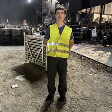 Niklas bei der Arbeit