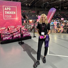 Bianka bei der Arbeit