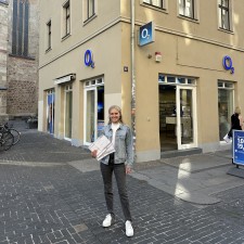 Bianka bei der Arbeit