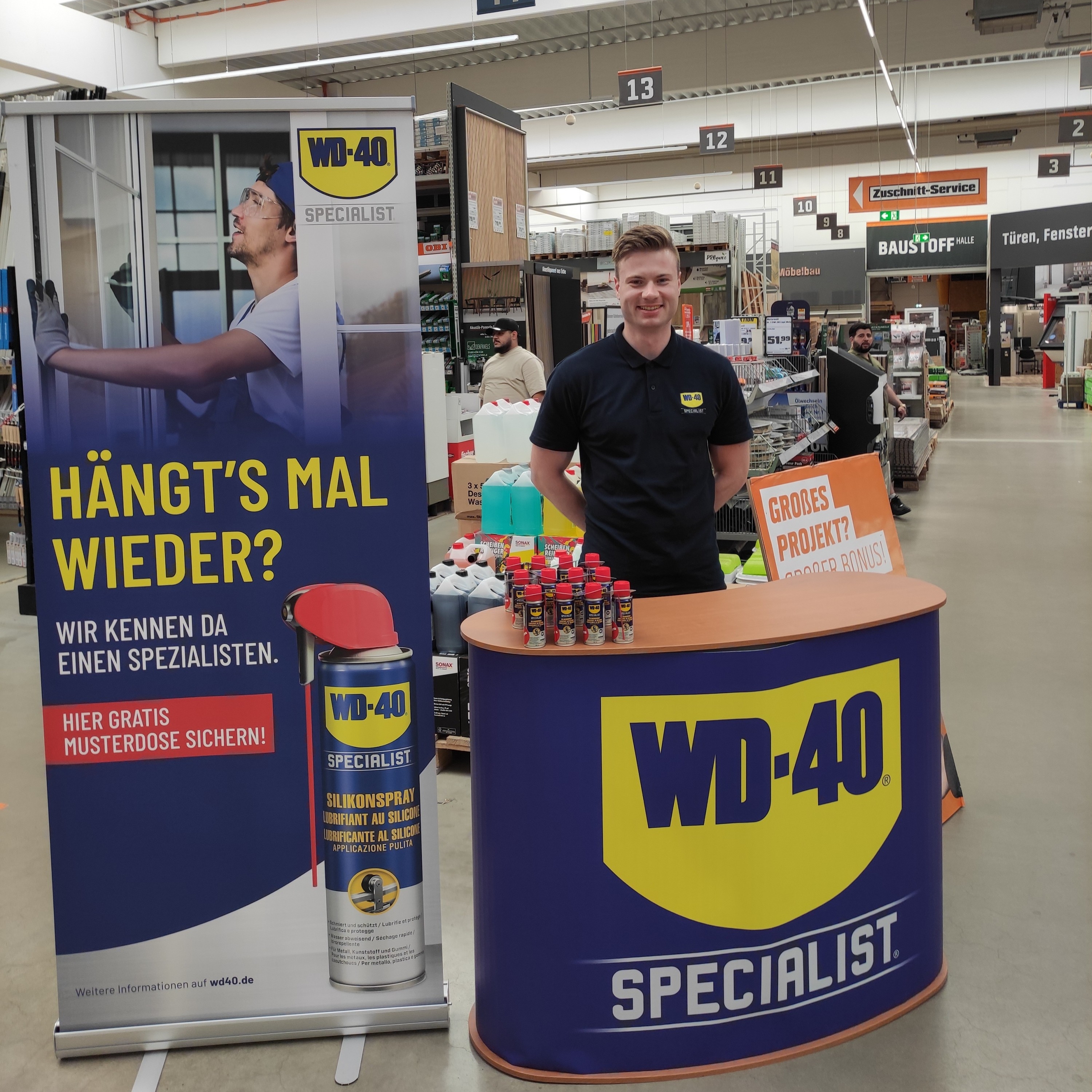 Mitarbeiter im Einsatz