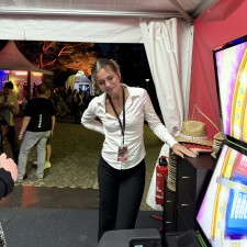 Judy bei der Arbeit