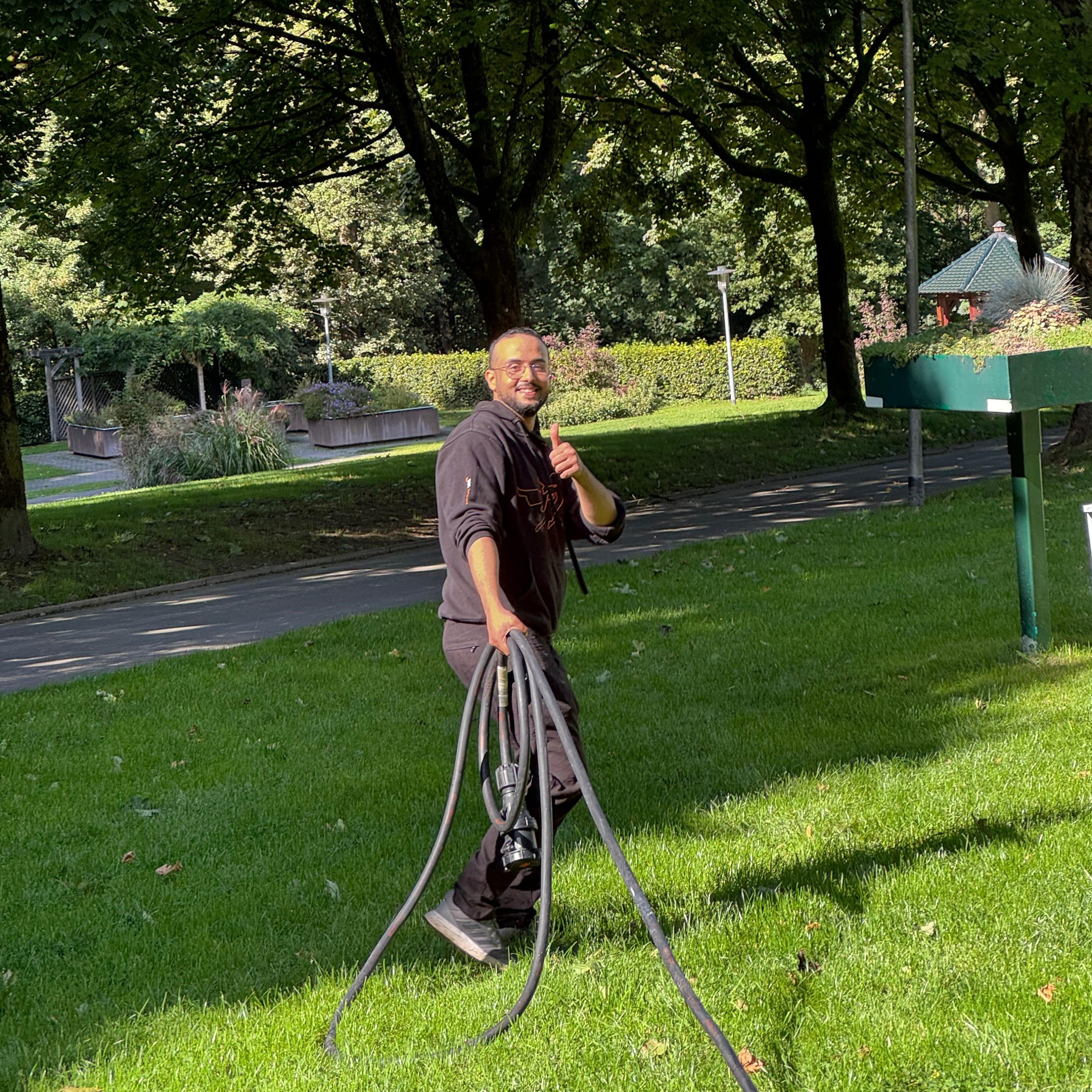 Mitarbeiter im Einsatz