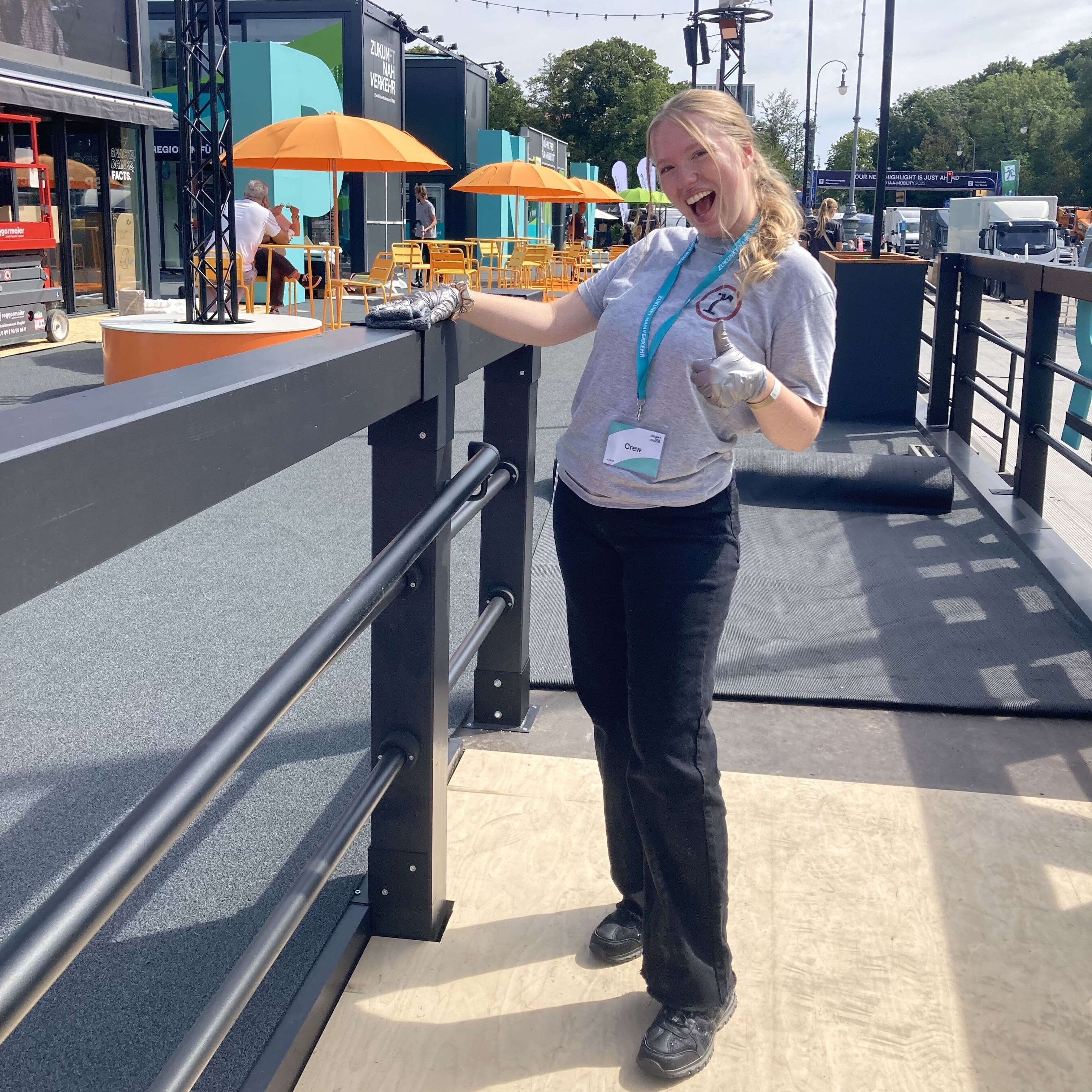 Mitarbeiter im Einsatz