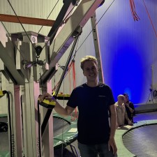 Maarten bei der Arbeit