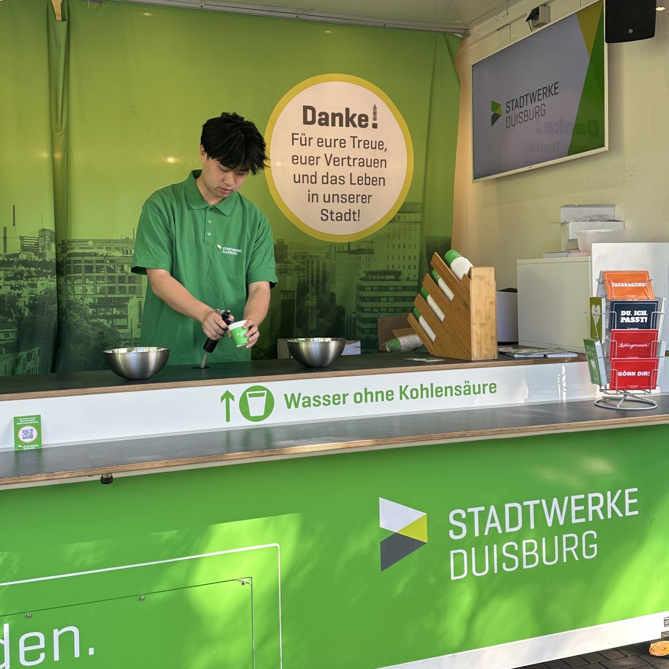 Mitarbeiter im Einsatz