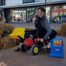 Clara bei der Arbeit