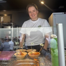 Sophia bei der Arbeit