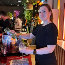 Bernadette bei der Arbeit