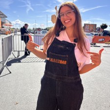 Luisa bei der Arbeit