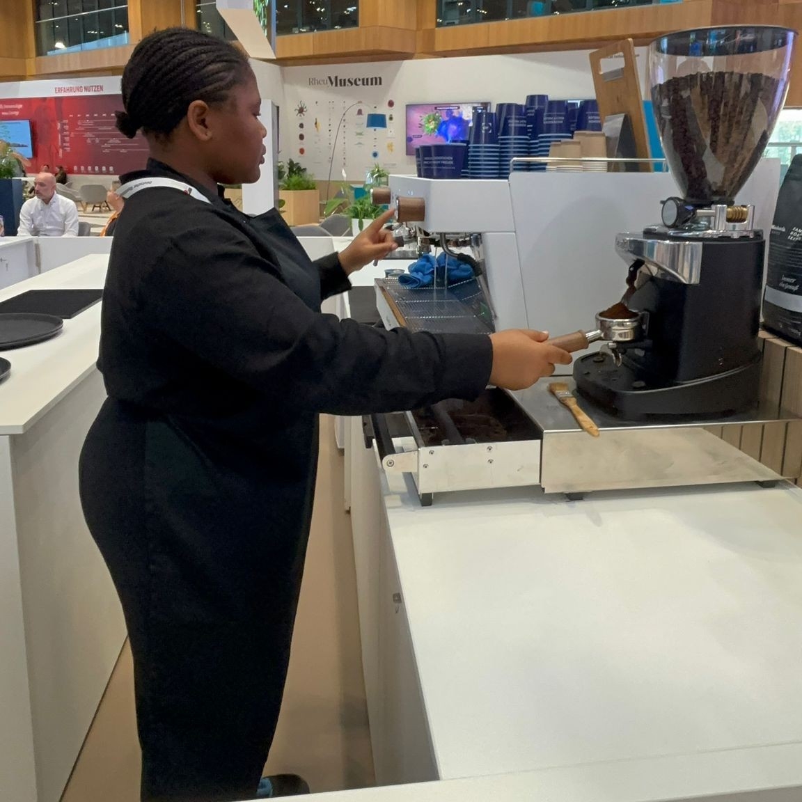 Mitarbeiter im Einsatz