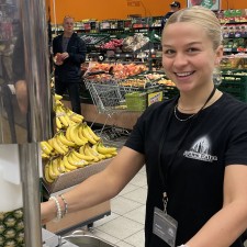 Helena bei der Arbeit
